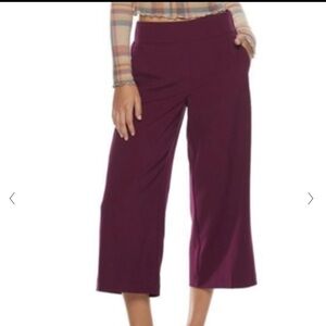 Candies Wide-Leg Cropped Pants